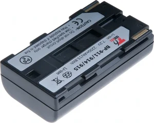 Baterie T6 power Canon BP-911, BP-914, BP-915, 2600mAh, 18,7Wh, černá - obrázek 2