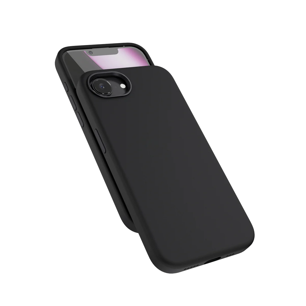 Epico Mag+ Silicone Pro kryt iPhone 16e/17e  černá