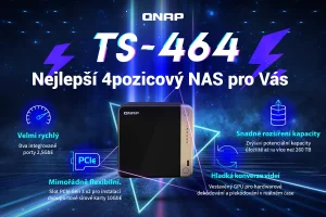 QNAP TS-464-8G NAS 4x SATA Intel Celeron N5095 - obrázek 2