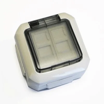 ABB Datová zásuvka OUTDOOR IP54 UTP CAT5E 2xRJ45