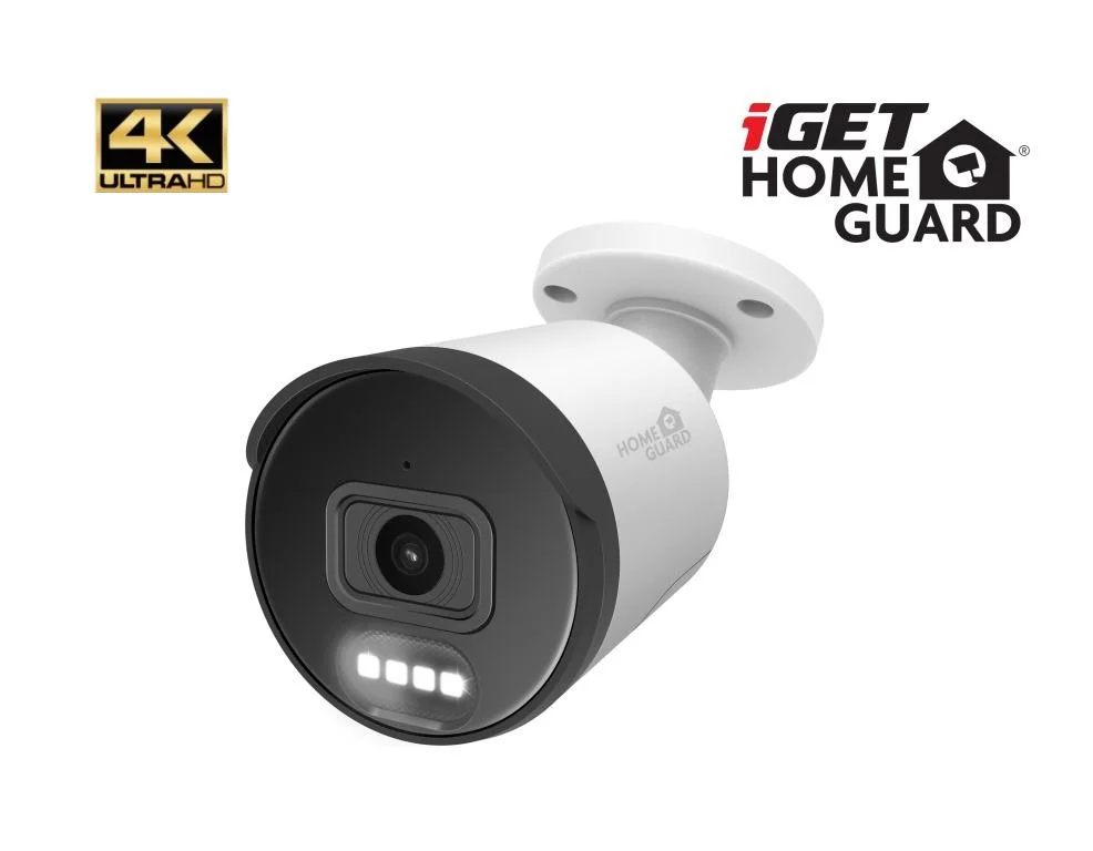 IGET HGNHK938CAM - 4K venkovní IP kamera, PoE, IP66, zvuk, noční přísvit