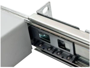 19" výsuv.police 550mm plnovýsuv,nosn.45kg černá - obrázek 2