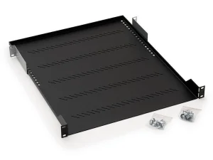 19"police H4 perforovaná 1U/850mm, max.150kg