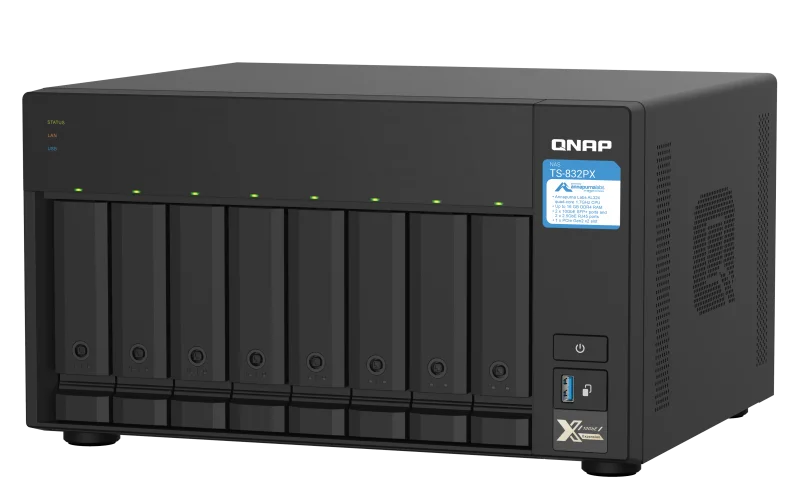 QNAP TS-832PX-4G NAS 8x SATA 10GbE SFP+ PCIe
