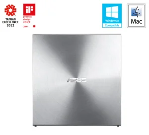 ASUS SDRW-08U5S-U stříbrná ultraslim DRW USB-A + software