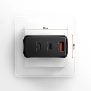AXAGON ACU-DPQ100, GaN nabíječka do sítě 100W, 3x port (USB-A + dual USB-C), PD3.0/PPS/QC4+/Apple - obrázek 8