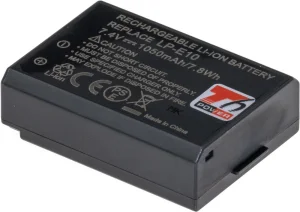 Baterie T6 Power pro Canon LP-E10, 1050mAh, 7,8Wh