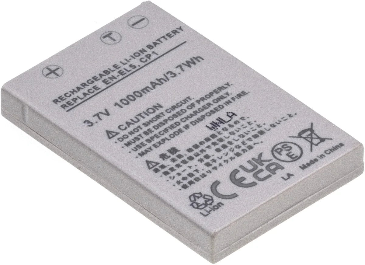 Baterie T6 Power pro Nikon EN-EL5, CP1, 1000mAh, 3,7Wh