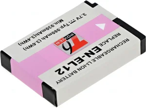 Baterie T6 Power pro Nikon EN-EL12, 1050mAh, 3,8Wh, černá - obrázek 4