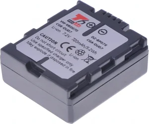 Baterie T6 Power pro Panasonic VW-VBD070, CGA-DU07, CGR-DU07, Hitachi DZ-BP07S, 720mAh, 5,2Wh - obrázek 4
