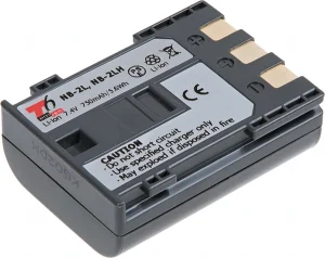 Baterie T6 Power Canon NB-2L, NB-2LH, BP-2LH, 750mAh, 5,5Wh, šedá - obrázek 4