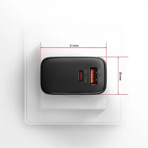 AXAGON ACU-PQ45 GaN nabíječka do sítě 45W, 2x port (USB-A + USB-C), PD3.0/PPS/QC4+/SFC 2.0/AFC/Apple - obrázek 5