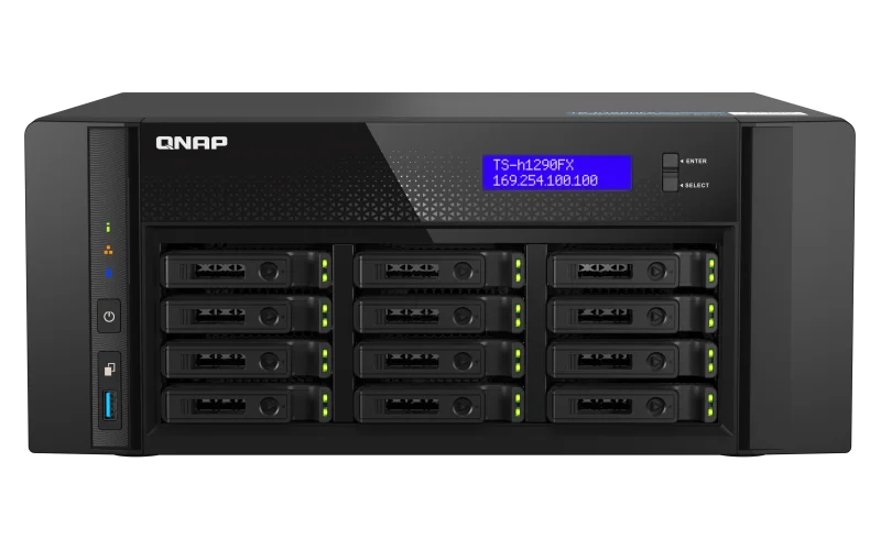 QNAP TS-h1290FX-7232P 12x 2,5" 64GB RAM NAS