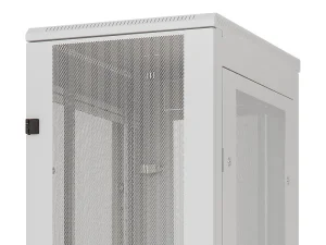 Stojanový rozvaděč 42U (š)600x(h)1000 perforované dveře šedý - obrázek 2