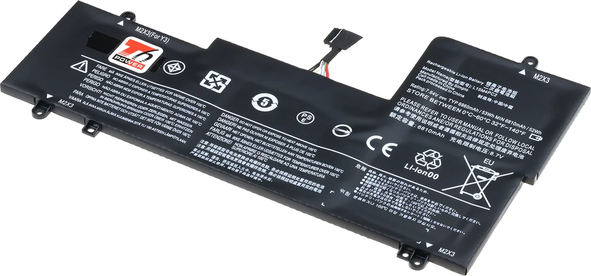 Baterie Lenovo IdeaPad Yoga 710-14ISK 53Wh 6960mAh (T6 Power)