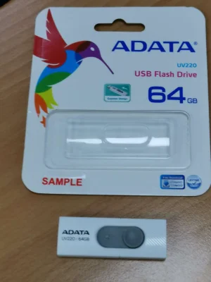 ADATA UV220/64GB/USB 2.0/USB-A/Bílá - obrázek 3