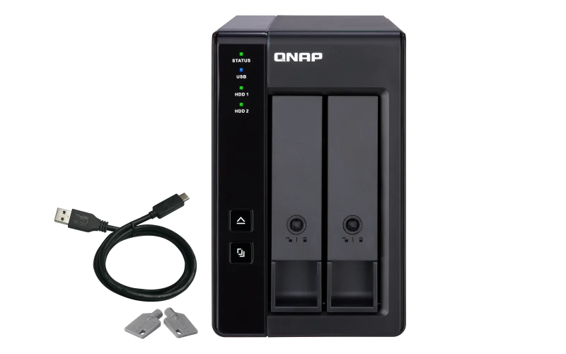 QNAP TR-002 rozšiřovací jednotka 2x SATA USB 3.1 Gen 2