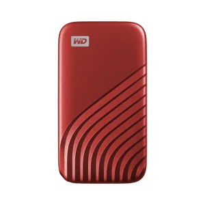 WD My Passport/2TB/SSD/Externí/2.5"/Červená/5R