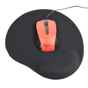 GEMBIRD podložka pod myš s podporou pro zápěstí, černá - obrázek 3