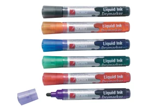 Popisovač NOBO 3-in-1 LIQUID INK tenký, mix - obrázek 2