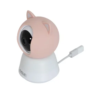 EVOLVEO Baby Monitor LUX 360° videochůvička, noc, růžová - obrázek 3