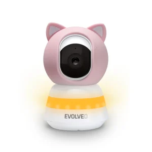 EVOLVEO Baby Monitor LUX 360° videochůvička, noc, růžová - obrázek 4