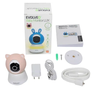 EVOLVEO Baby Monitor LUX 360° videochůvička, noc, růžová - obrázek 5
