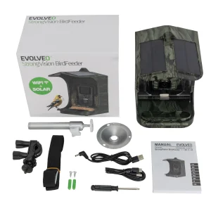 EVOLVEO StrongVision BirdFeeder - Chytré krmítko pro ptáky s kamerou a solárním panelem - obrázek 7