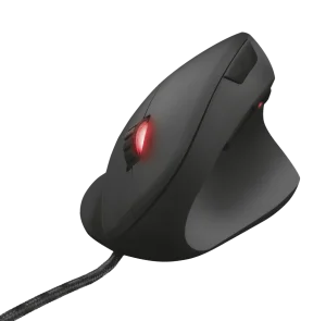 TRUST GXT 144 Rexx/Vertikální/Optická/Pro praváky/6 000 DPI/Drátová USB/Černá