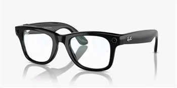 Meta Ray-Ban Wayfarer, AI brýle, Shiny Black, Clear