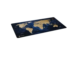Maxi podložka pod myš Natec WORLD, 80x40cm, modrá - obrázek 4