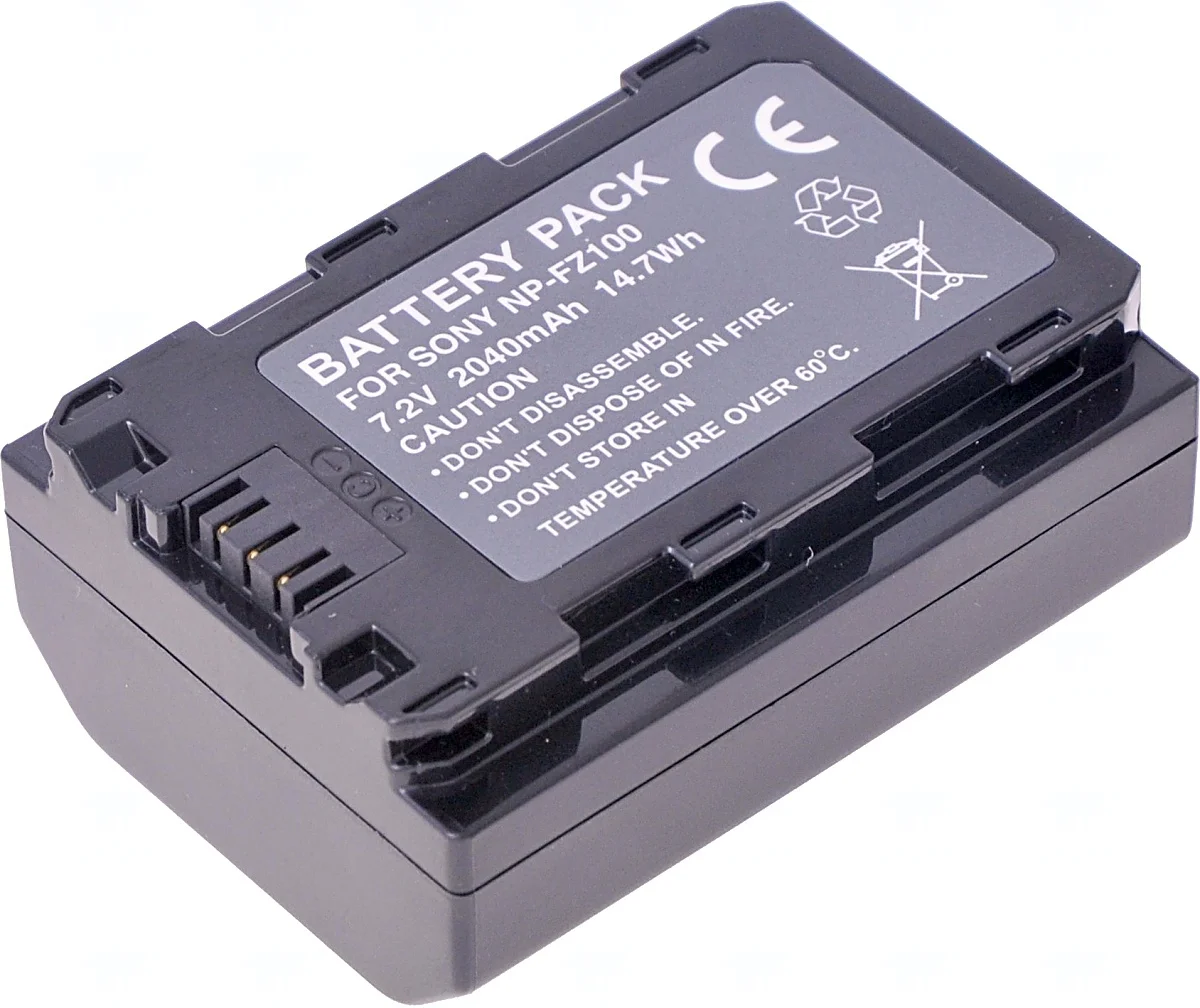 Baterie T6 Power pro Sony NP-FZ100, 2040mAh, 14,7Wh