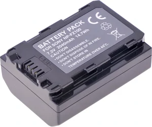 Baterie T6 Power pro Sony NP-FZ100, 2040mAh, 14,7Wh