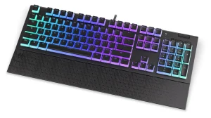 Endorfy Omnis Pudding Red/Drátové USB-A/US layout/Černá