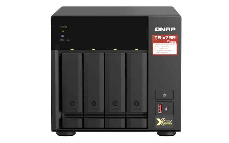 QNAP TS-473A NAS Ryzen 8GB RAM 4x SATA 2x M.2 NVMe