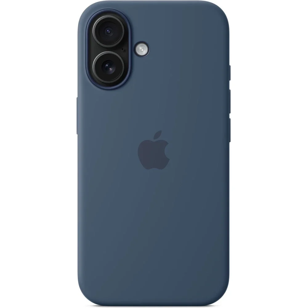 iPhone 16 Silicone Case with MS - Denim / SK