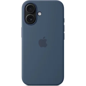 iPhone 16 Silicone Case with MS - Denim / SK