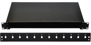 19" Optická vana 12xST simplex včetně kazety černá
