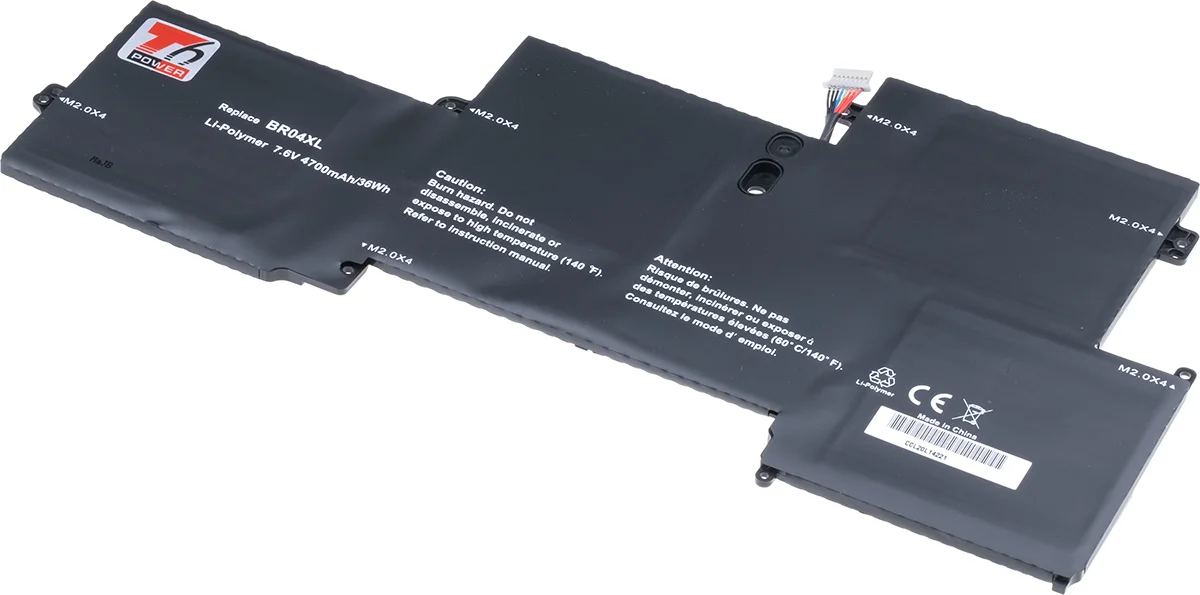 Baterie T6 Power pro HP EliteBook Folio 1020 G1, 1030 G1, 4700mAh, 36Wh, 4cell, Li-pol