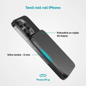 Epico 3000mAh Alu Mag+ PowerBanka EM31 - šedá - obrázek 4