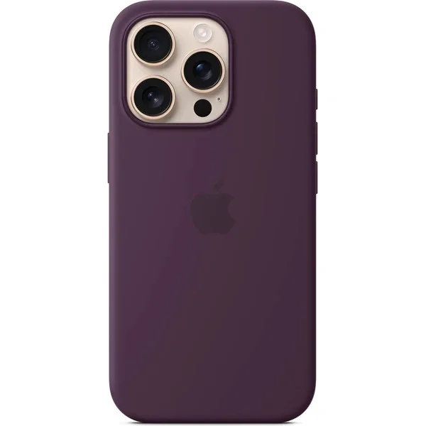 iPhone 16 Pro Max Silicone Case w MS - Plum /SK