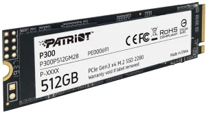 PATRIOT P300/512GB/SSD/M.2 NVMe/5R - obrázek 2