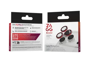 ZAGG Ochranná čočka Premium pro Apple iPhone 17 Pro/Pro Max 16 Pro/Pro Max/15 Pro/Pro Max - červená - obrázek 3