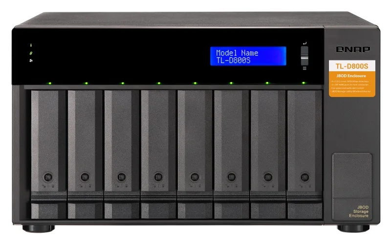 QNAP TL-D800S JBOD úložná jednotka 8x SATA desktop