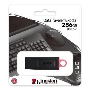 Kingston DataTraveler Exodia/256GB/USB 3.2/USB-A/Růžová - obrázek 2