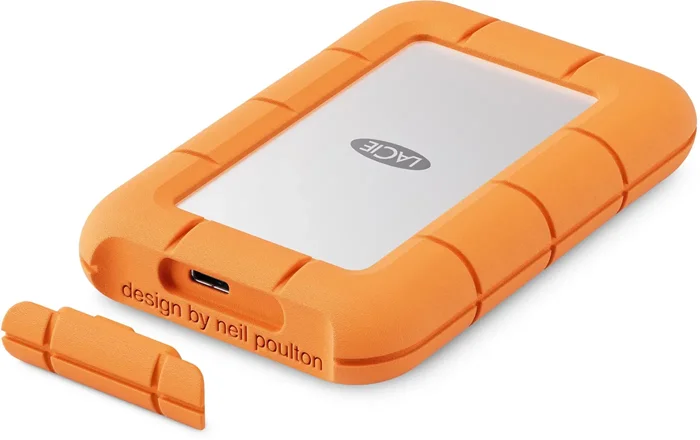 LaCie Rugged/4TB/SSD/Externí/2.5"/M.2 NVMe/Oranžová/2R