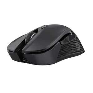 TRUST GXT931/Herní/Laserová/Pro praváky/7 200 DPI/Drátová+bezdrátová/Černá