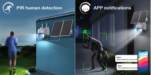 Solární HD kamera Viking HDs03 4G/20000mAh/barevné noční vidění/IP66/aplikace/notifikace/černá - obrázek 5