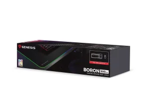 Herní podložka pod myš s RGB podsvícením Genesis BORON 500 XXL, 800x400mm - obrázek 6
