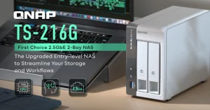QNAP TS-216G NAS 4-jádrový 2,0GHz 4GB RAM 2x SATA - obrázek 3
